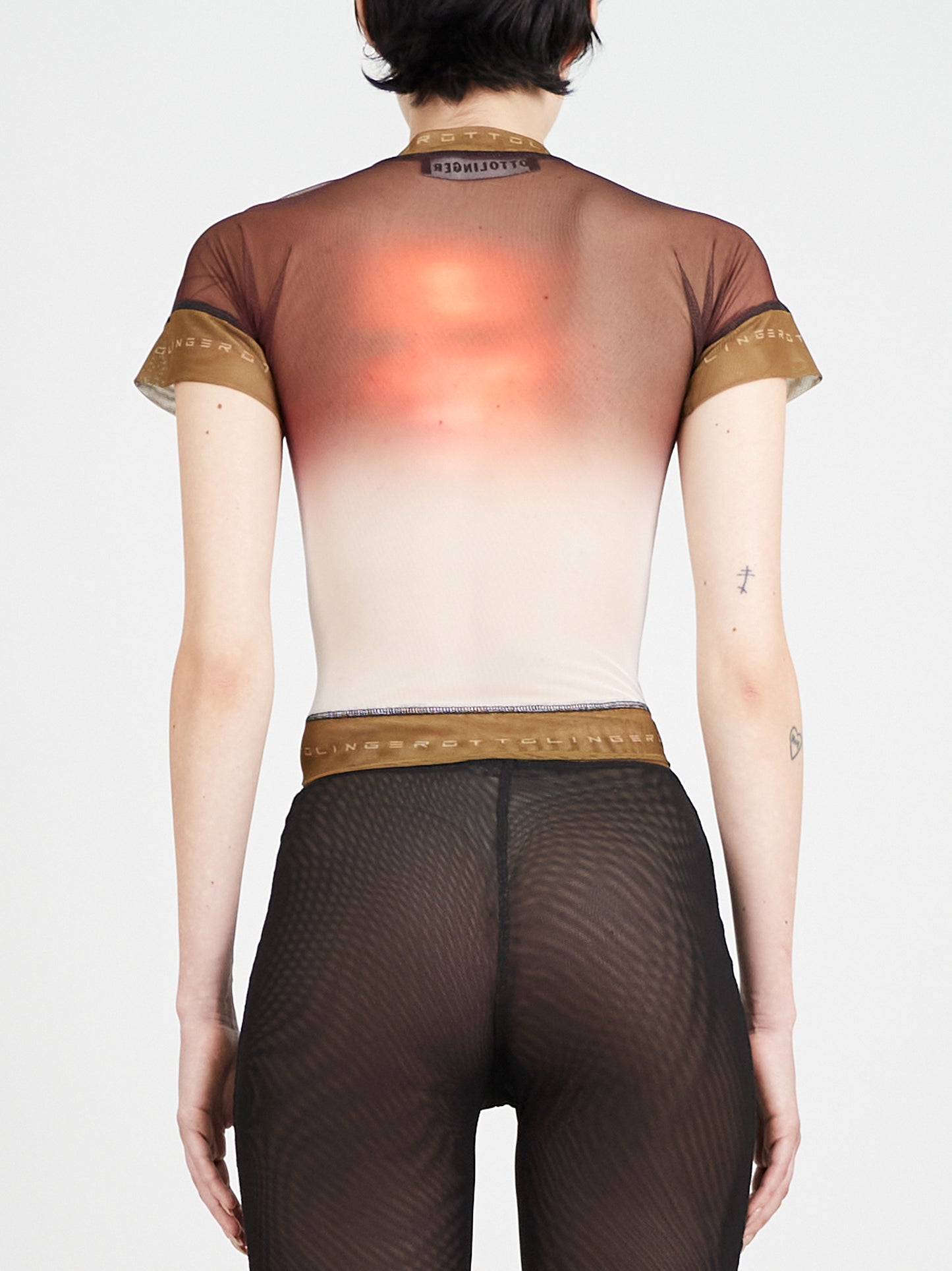 Mesh T-Shirt - Face Print