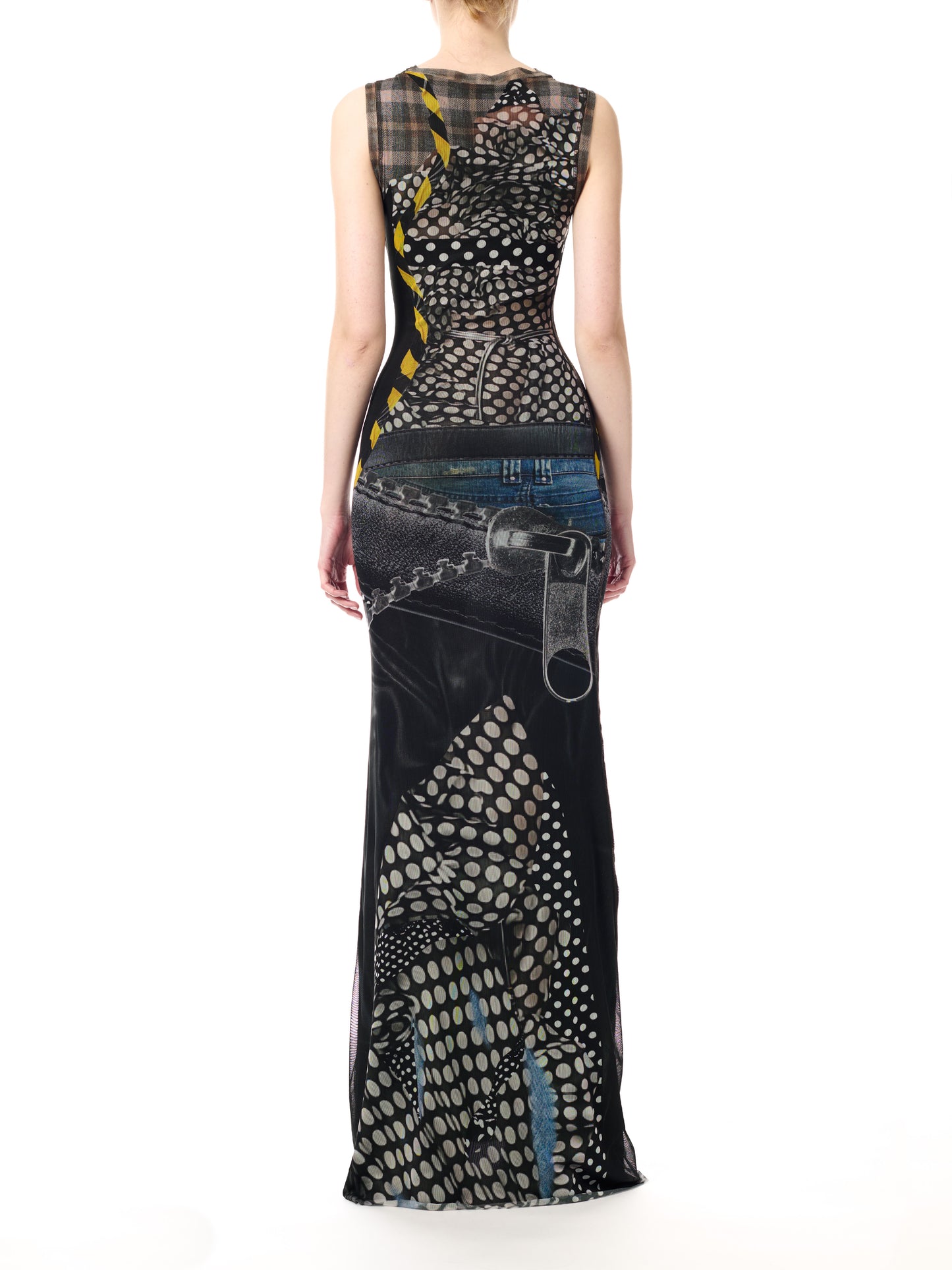 Knitted Mesh Maxi Dress