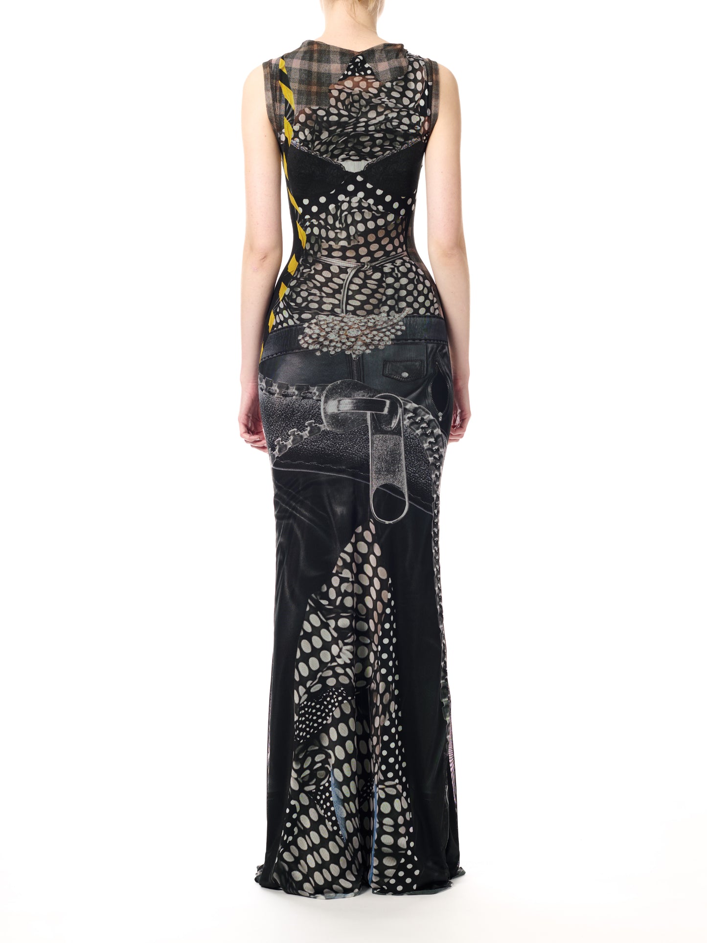Knitted Mesh Maxi Dress