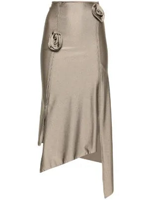 Flower Skirt - Grey