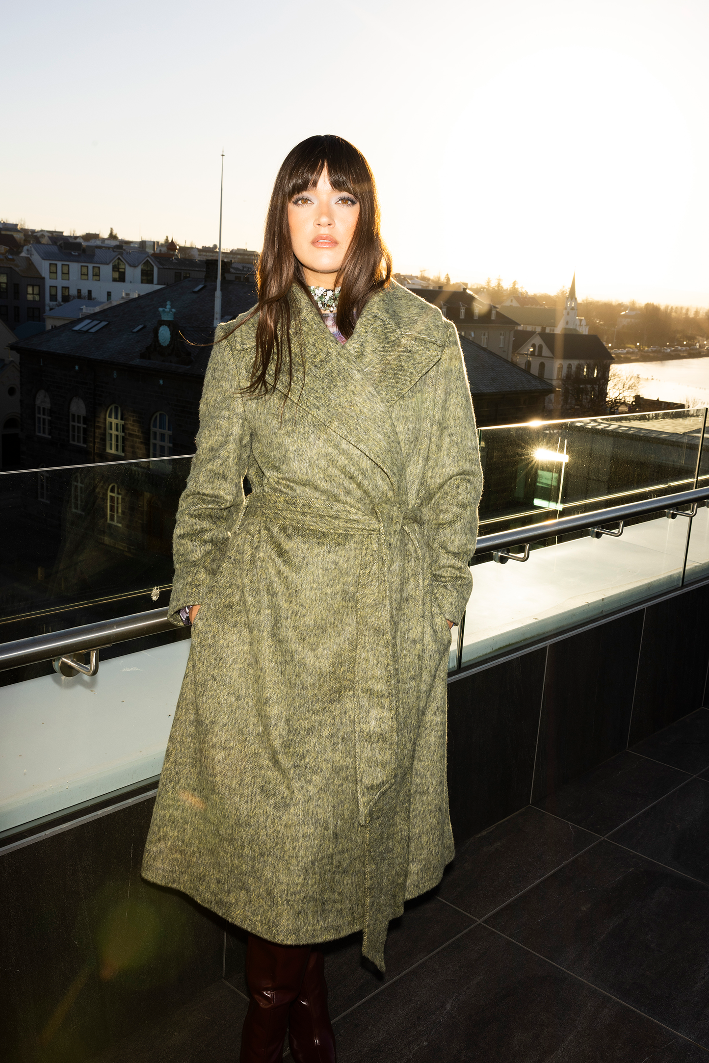 The Wool Coat in Green