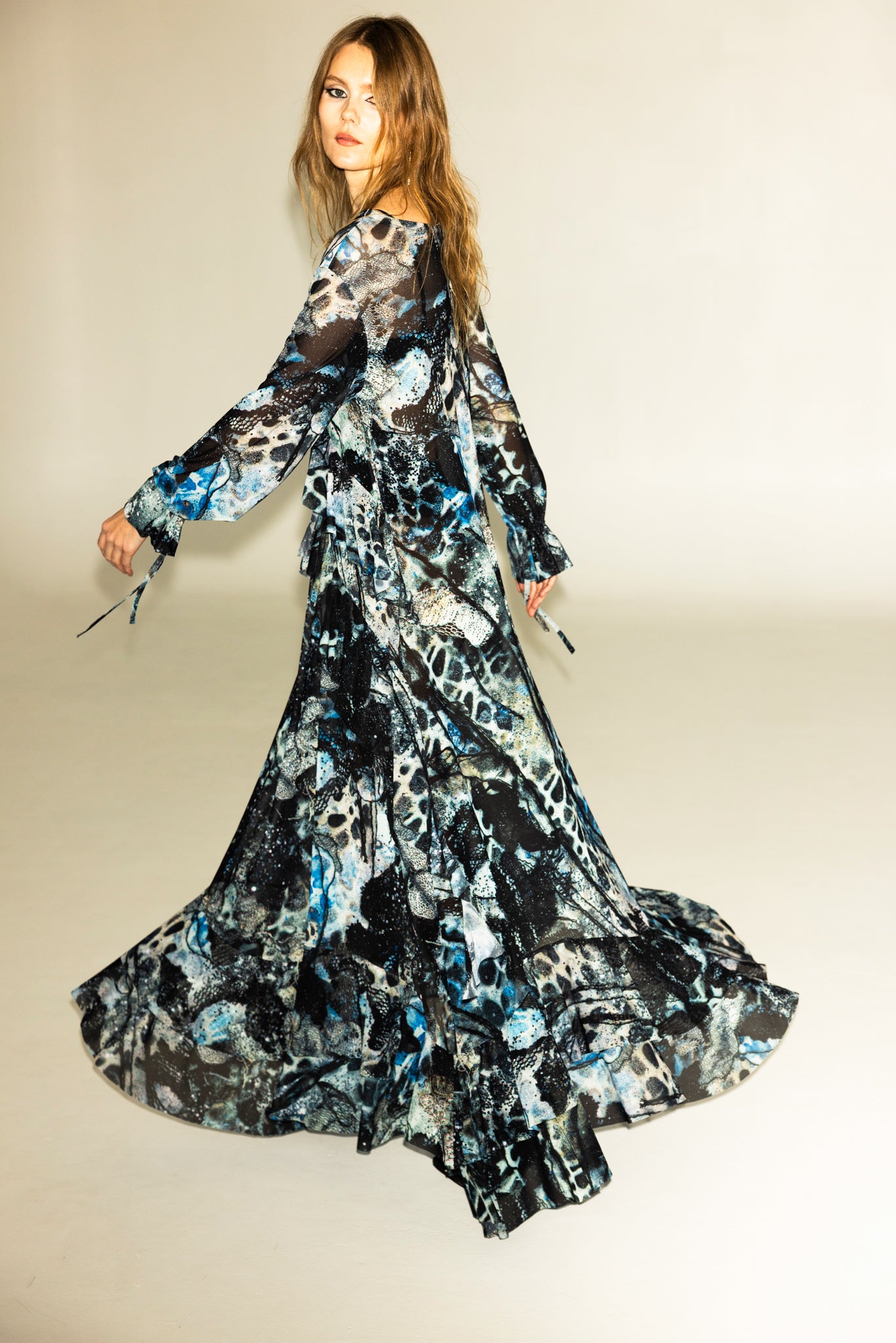 The Moonlight Dress in Mystic Fog