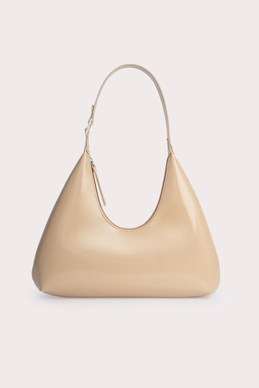 Amber Kraft Semi Patent Leather