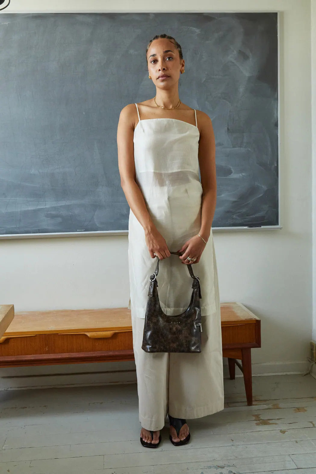 Lotta Shoulder Bag - Brown Cracked