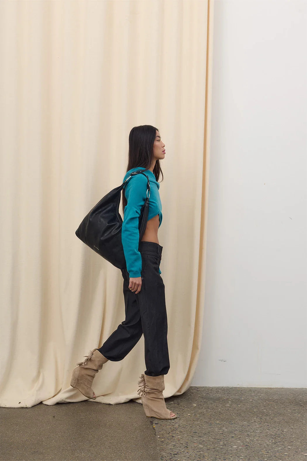 Stevie Shoulder Bag - Black