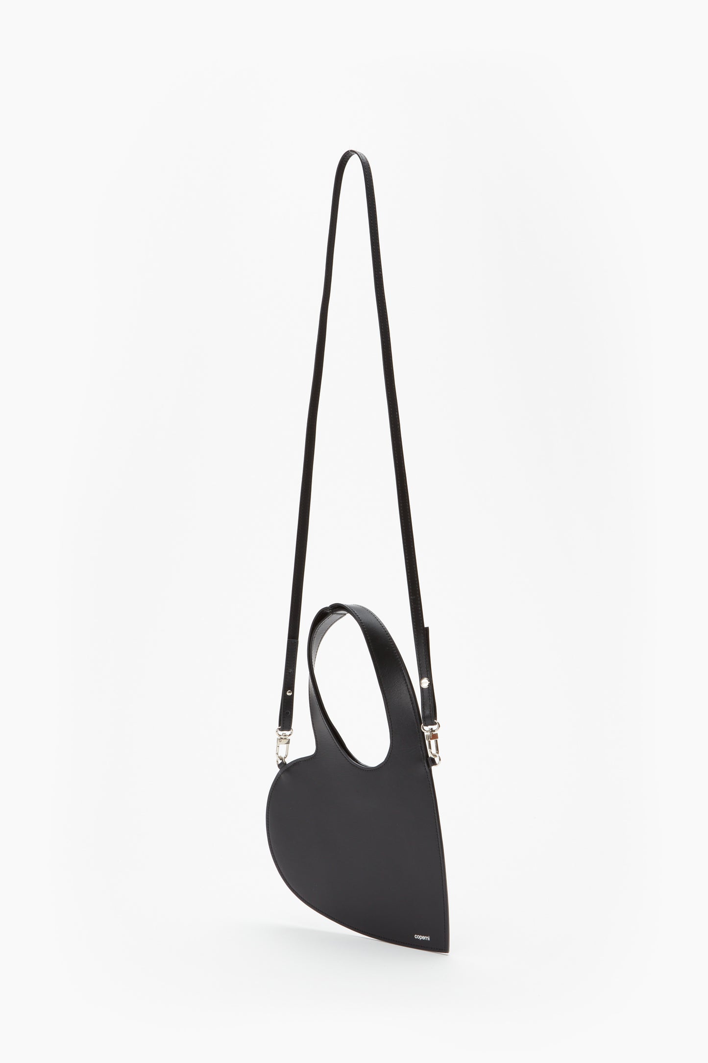 Crossbody Baby Heart Tote Bag Black