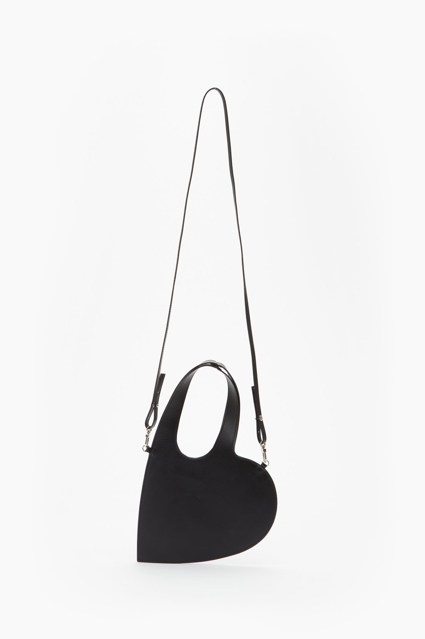 Crossbody Baby Heart Tote Bag Black
