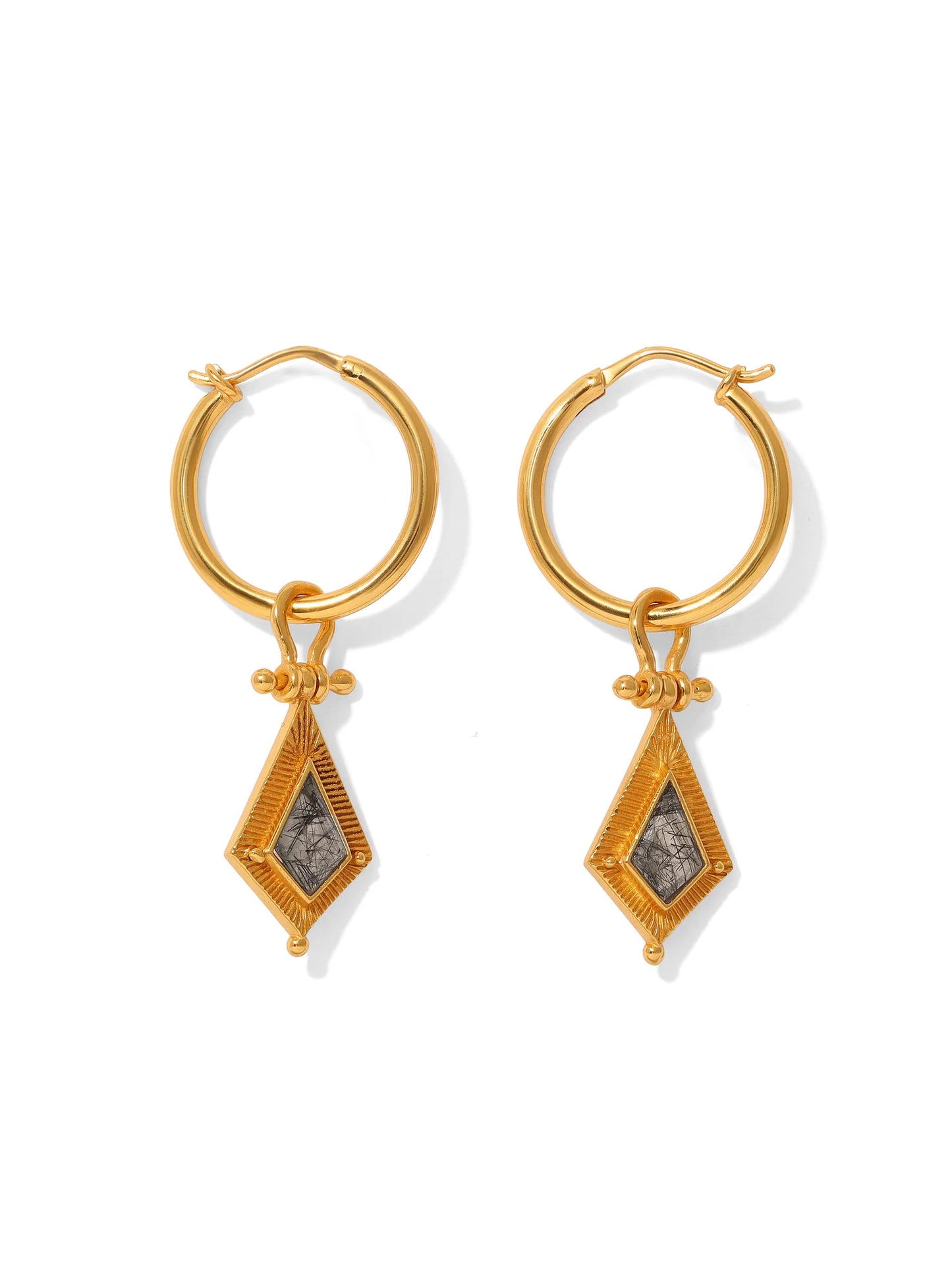 The Fayette Rutile Earrings