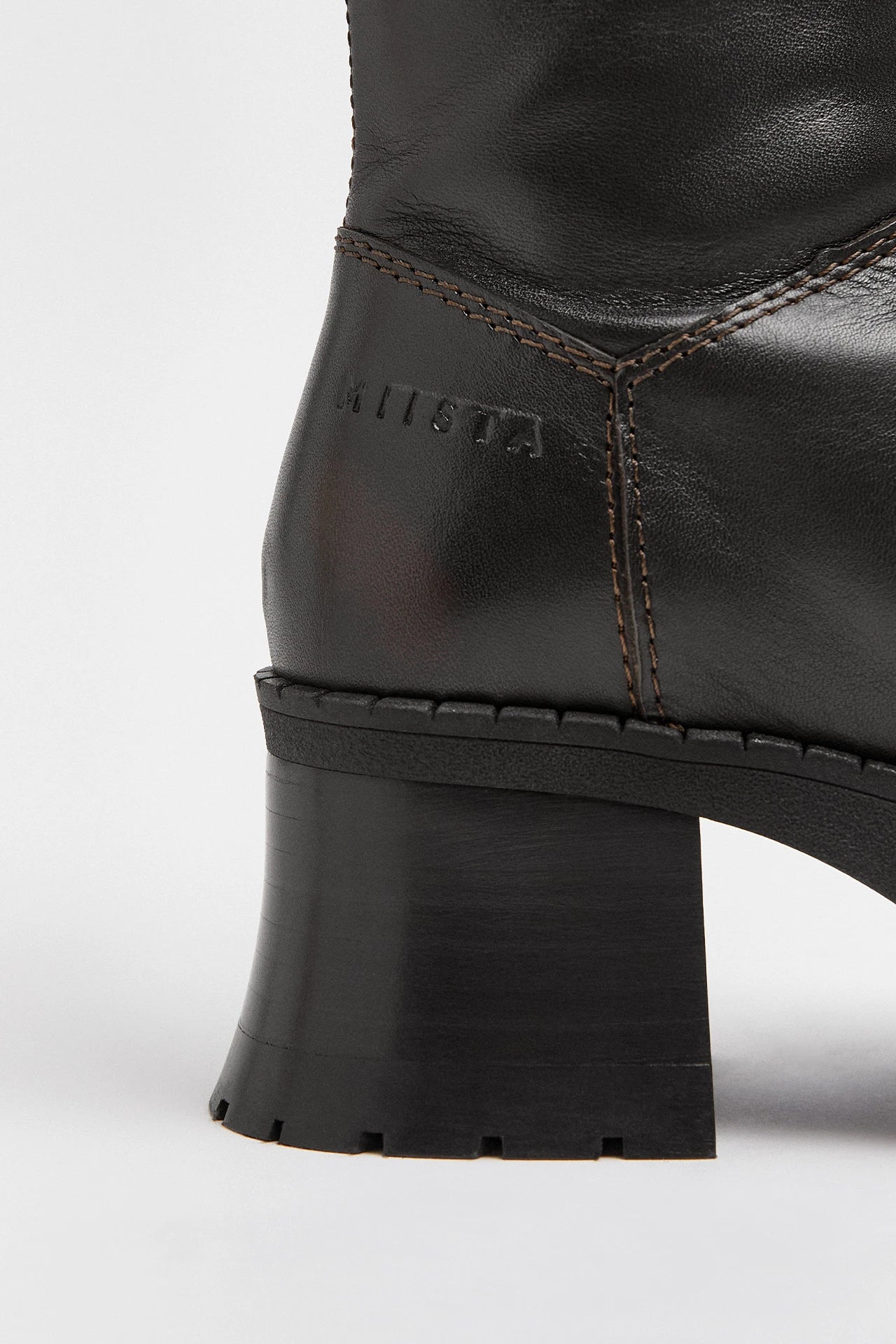 Alba Brown Black Boots