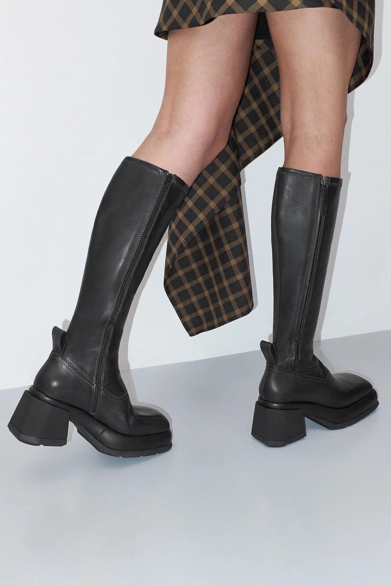 Maya Black Tall Boots