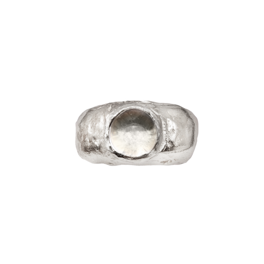 Fruto Agua Ring Silver White