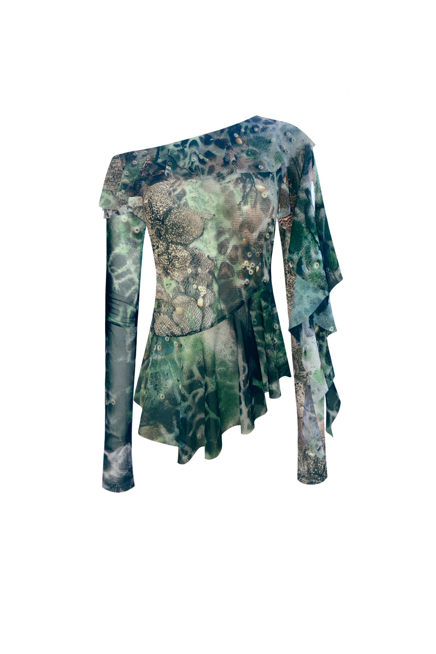 The Flowy Top in Dark Forest