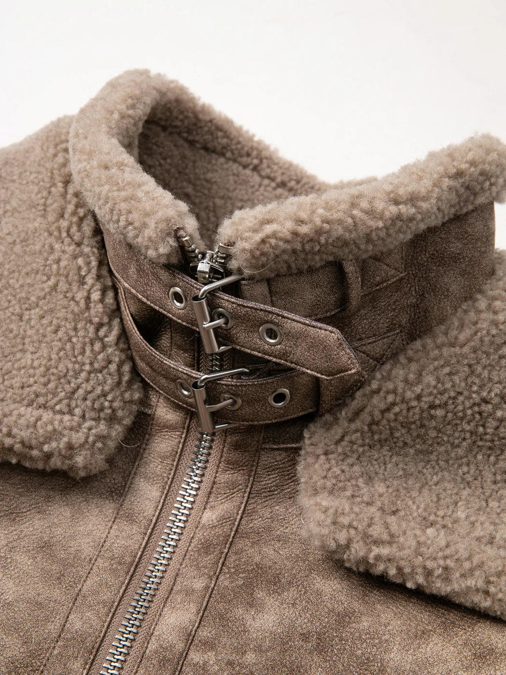 Frost Biker Coat - Oat