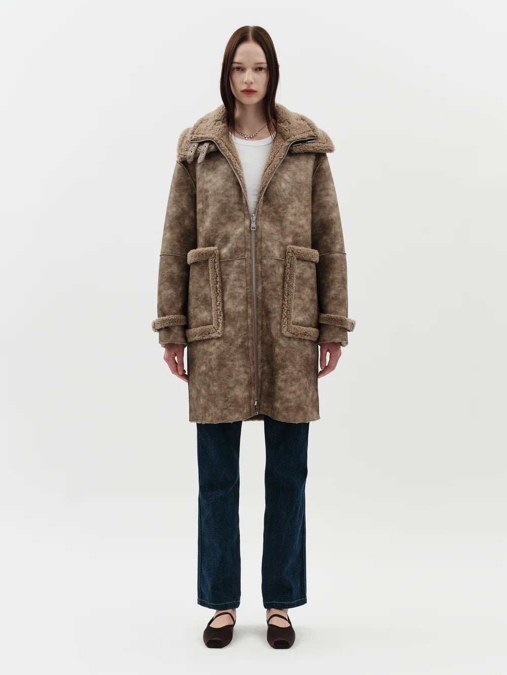 Frost Biker Coat - Oat