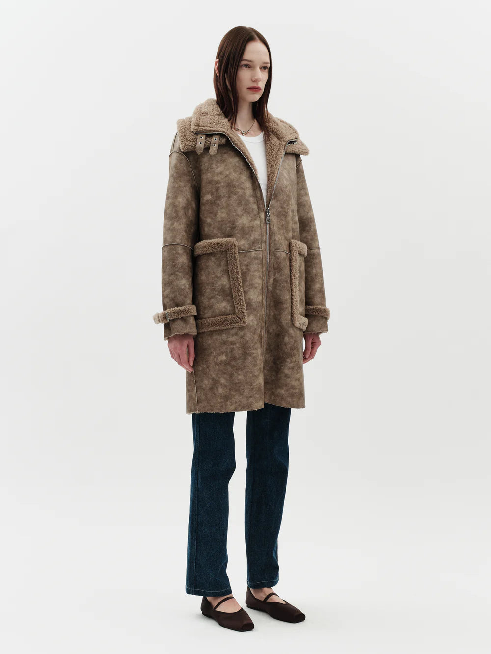 Frost Biker Coat - Oat