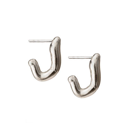 Gamba Earrings - Silver