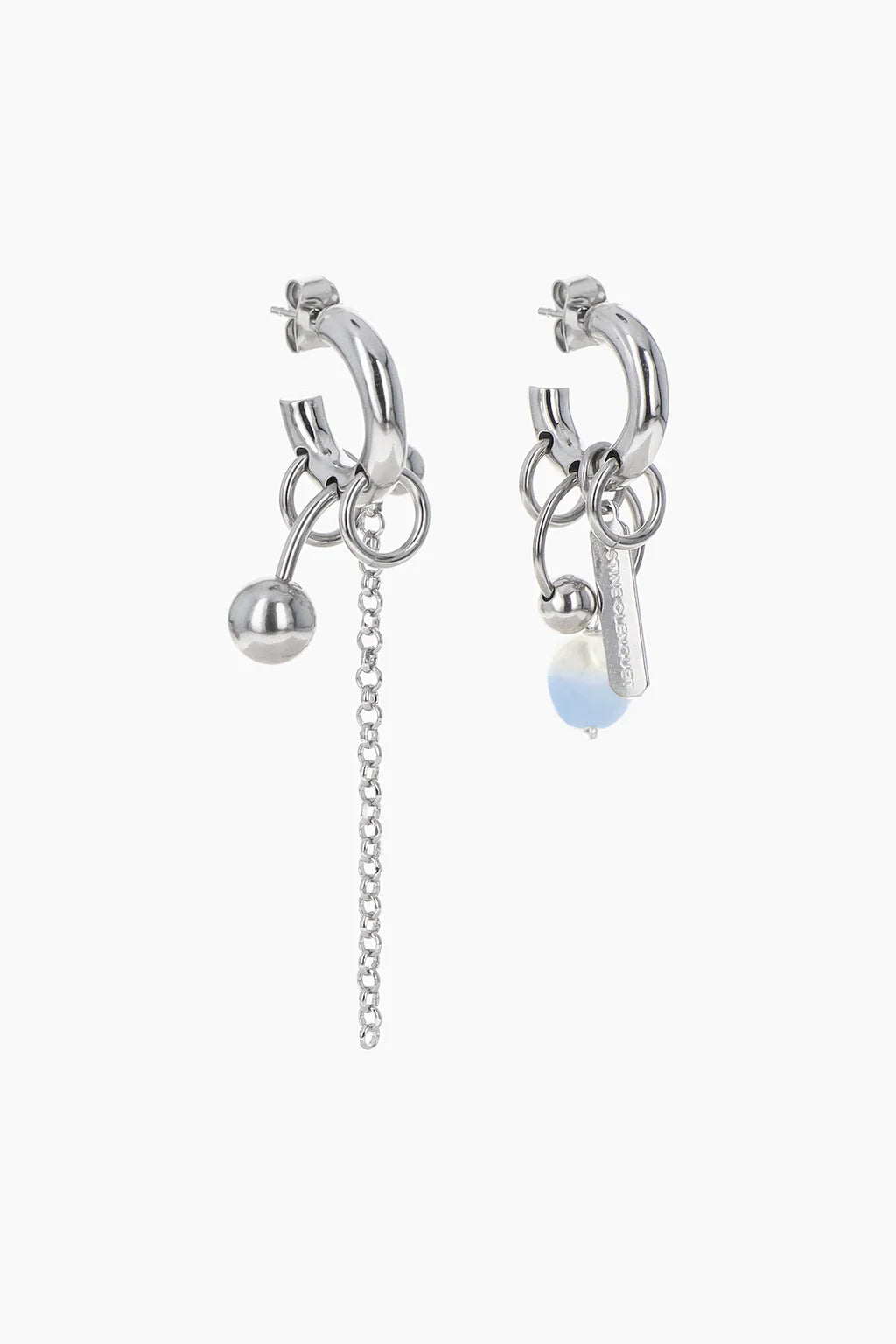 Holly Summer Pearl Earrings - Blue