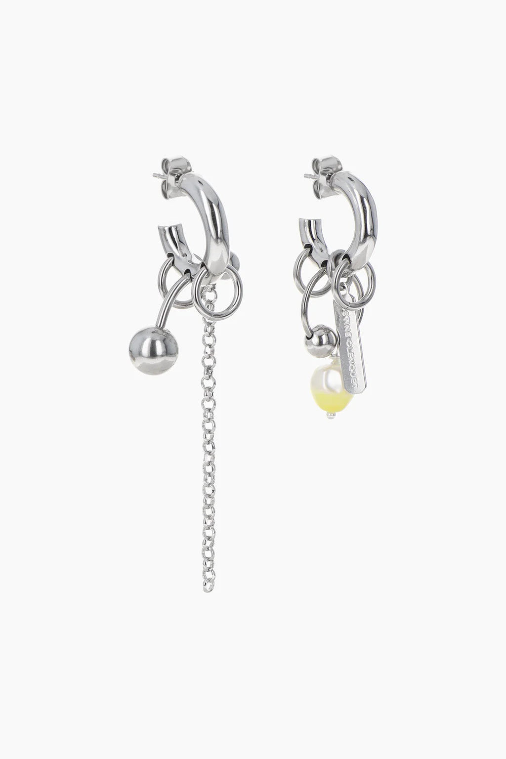 Holly Summer Pearl Earrings - Yellow