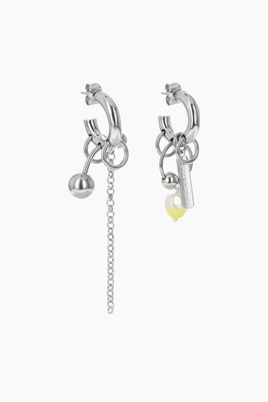 Holly Summer Pearl Earrings - Yellow