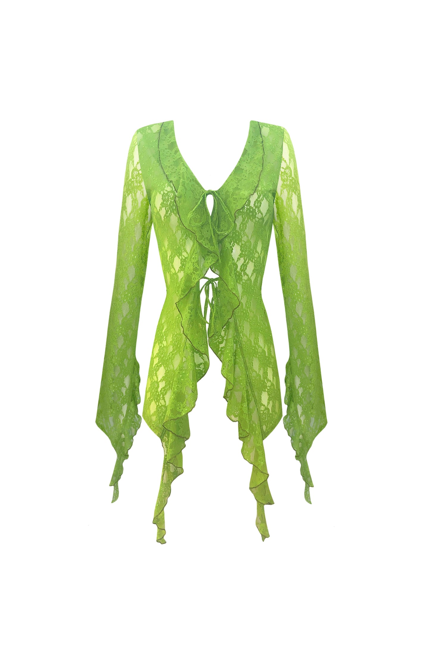 The Butterfly Top in Green