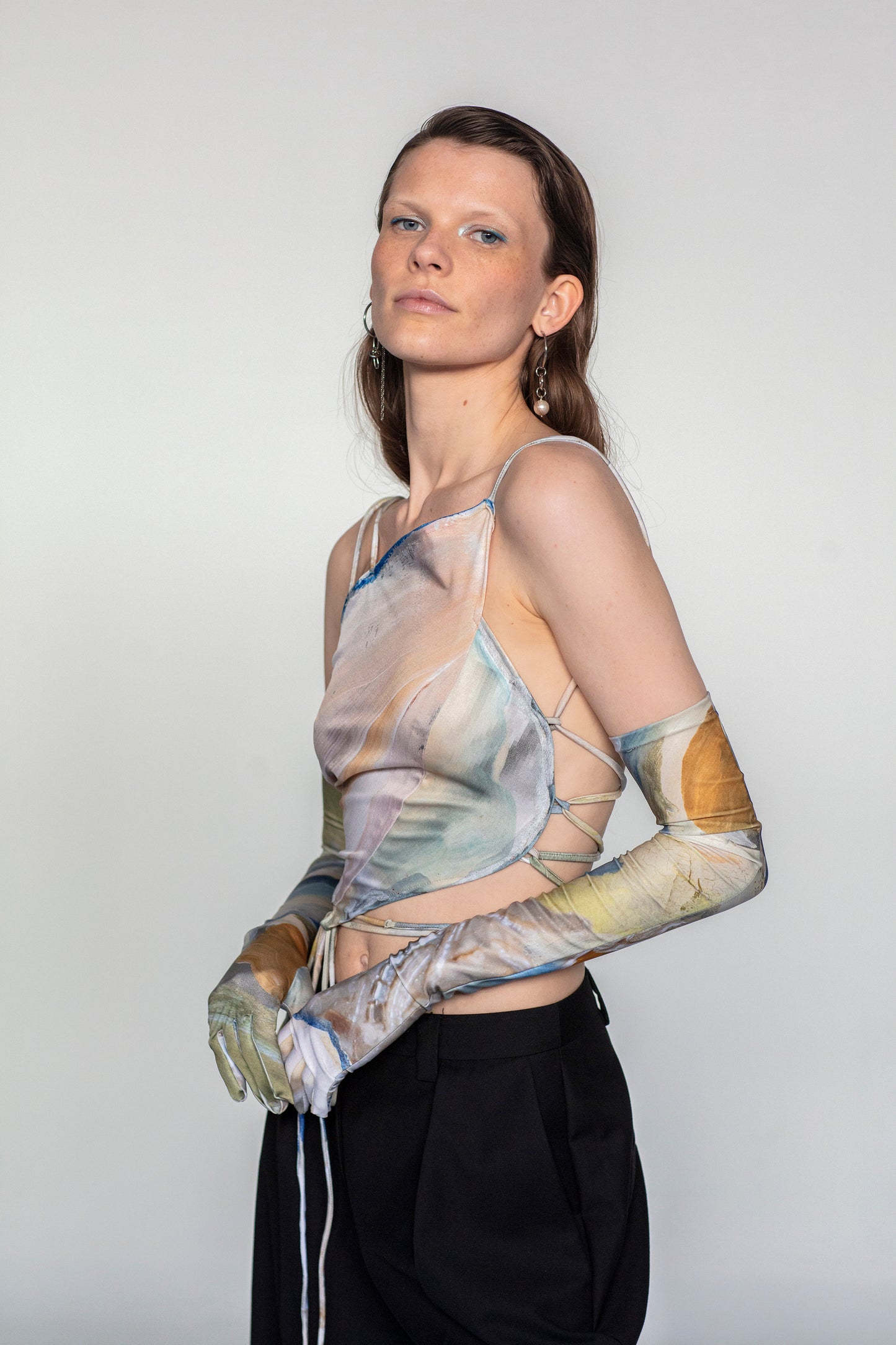 The Beige Painting Top