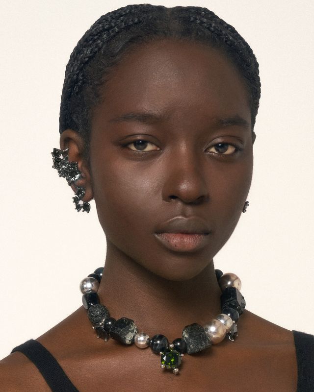 Night Sky Cluster Earrings