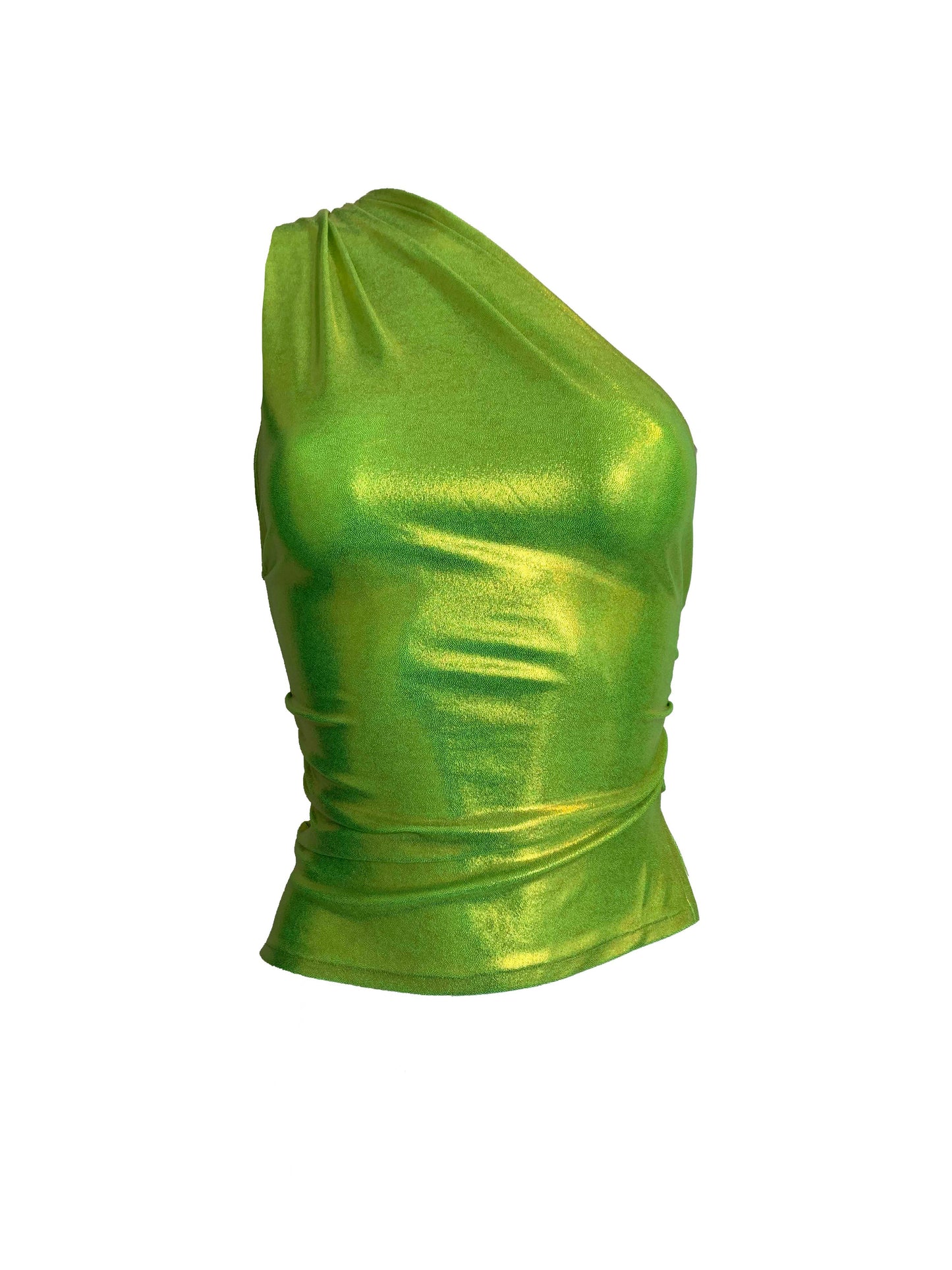 The One Shoulder Top in Neon