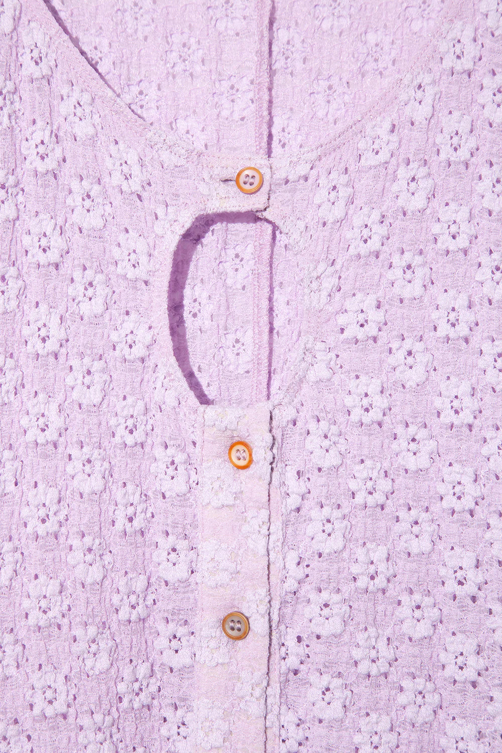 Rubi Cardigan Lilac Floral Lace