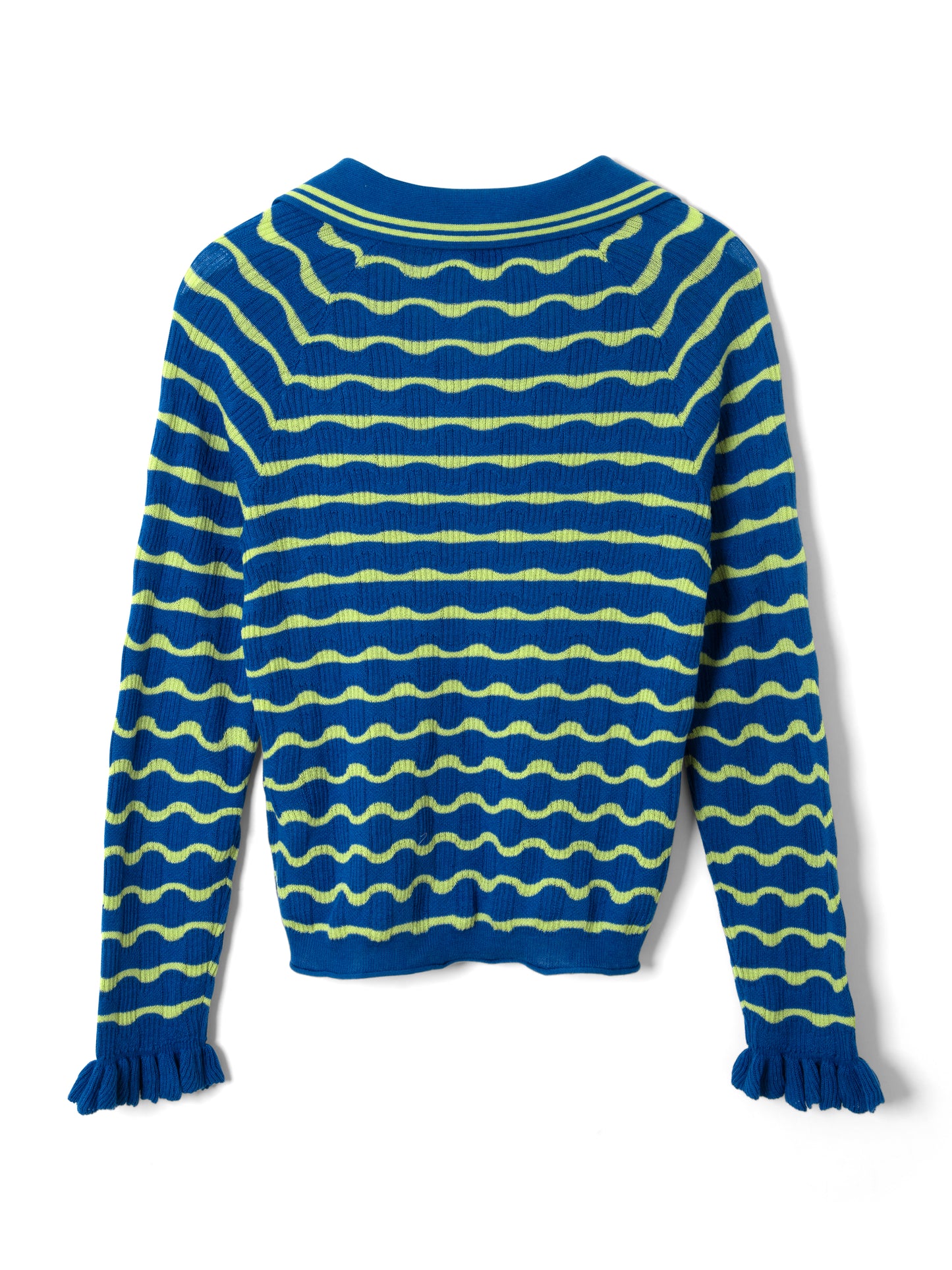 Silvia Polo Jumper - Blue/Mint