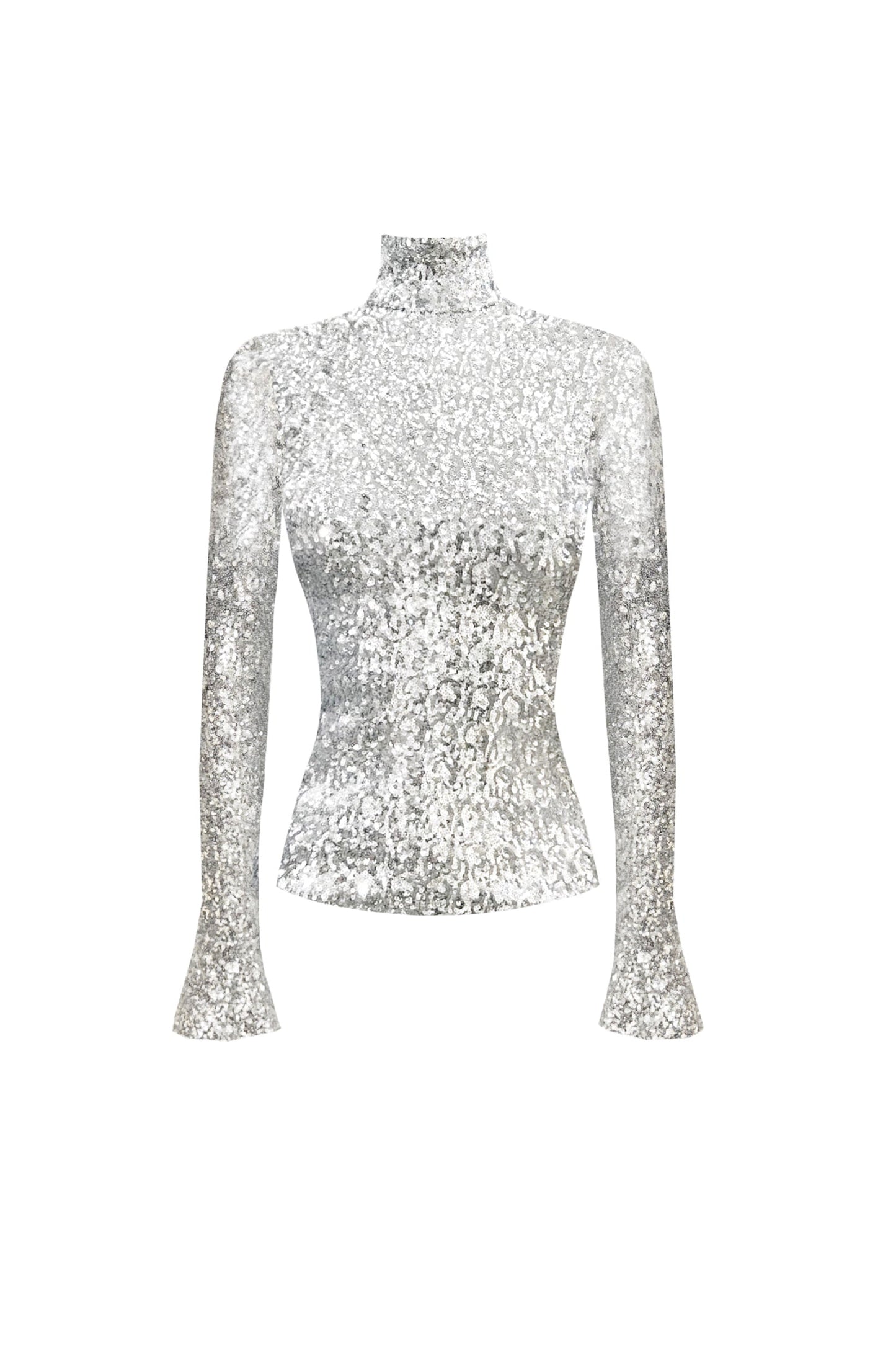 The Silver Sequin Top