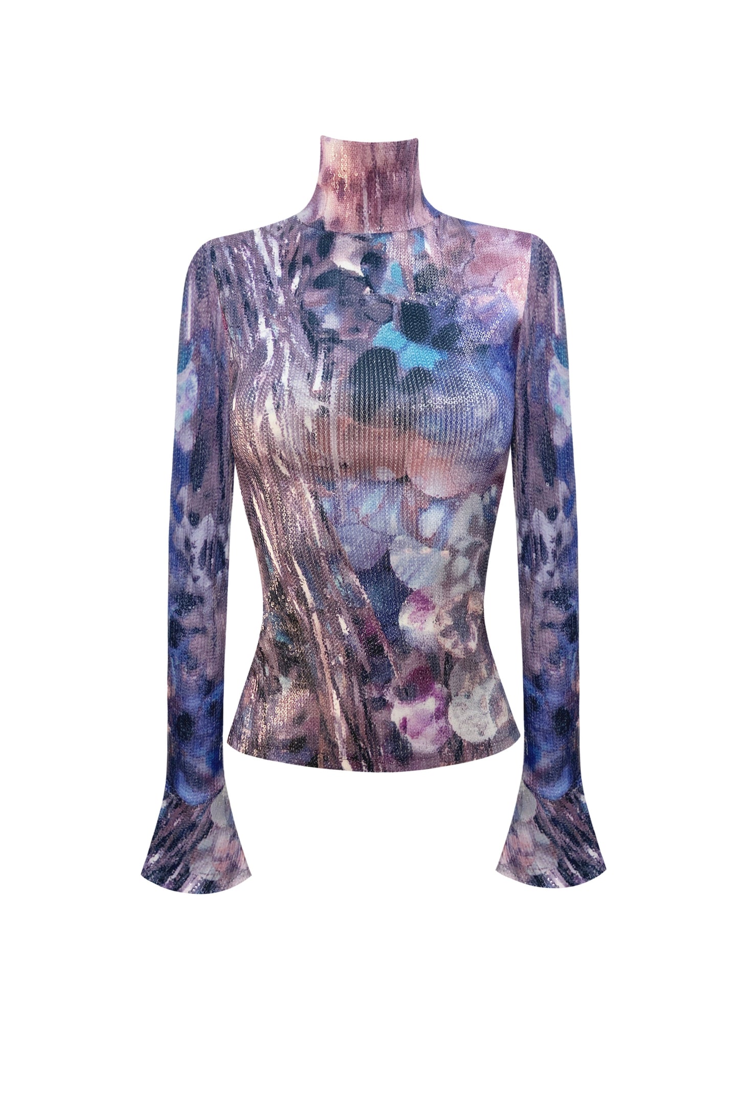 The Sequin Top in Purple Haze