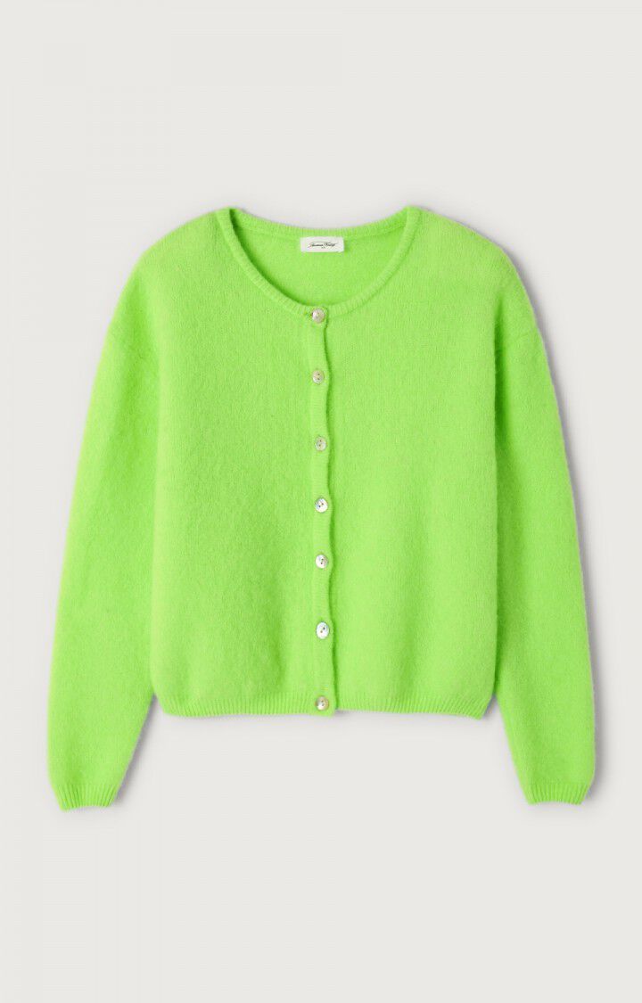 Vitow Cardigan - Fluorescent Apple