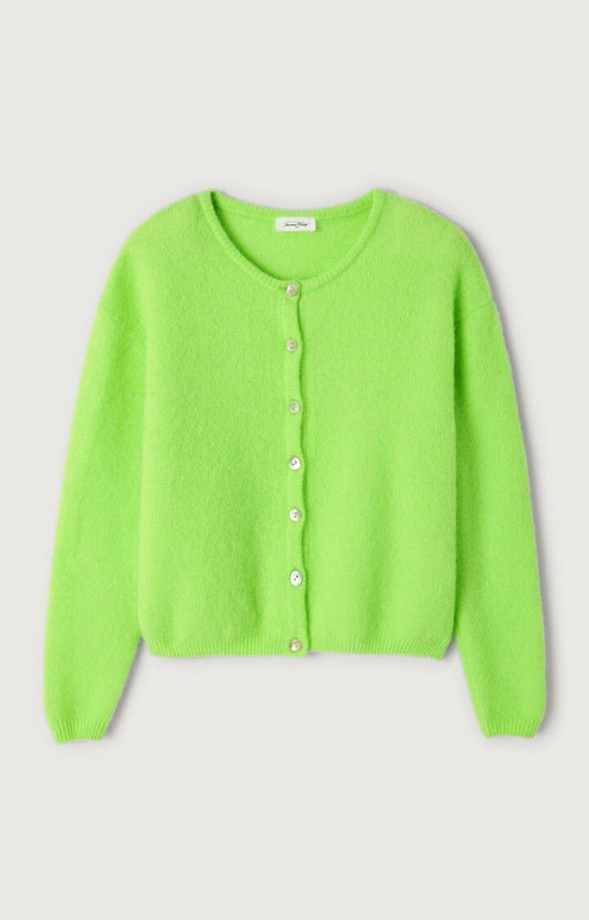 Vitow Cardigan - Fluorescent Apple