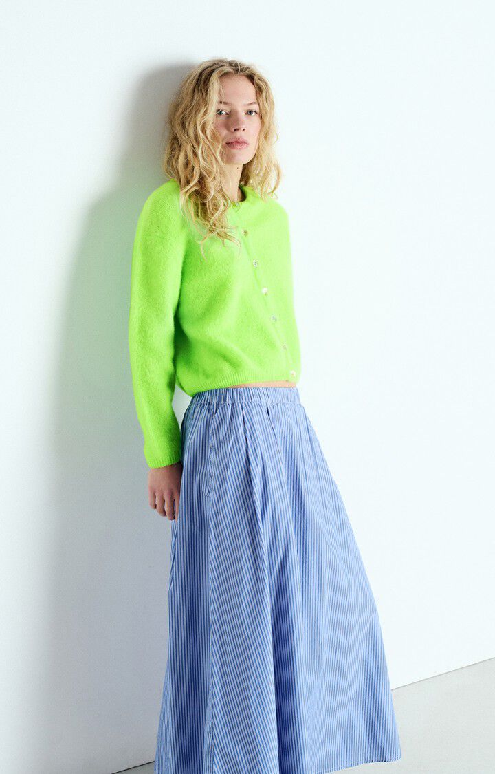 Vitow Cardigan - Fluorescent Apple