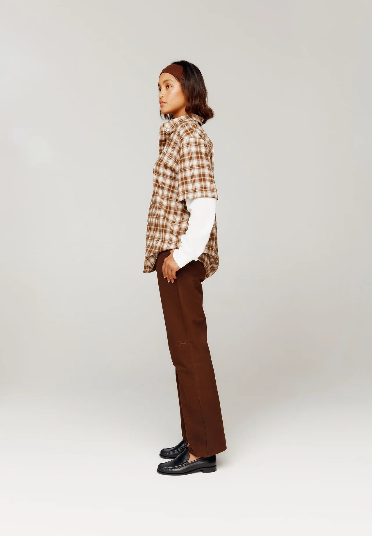 DOUBLE LAYERED BUTTON DOWN
