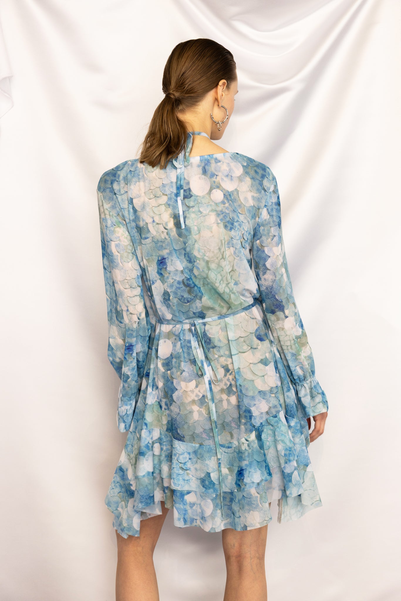The Moonlight Dress in Seashell Sparkle