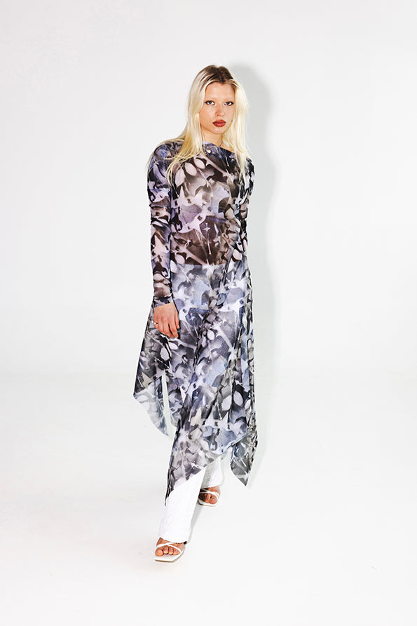 The Coven Dress in Airbrush Spikes