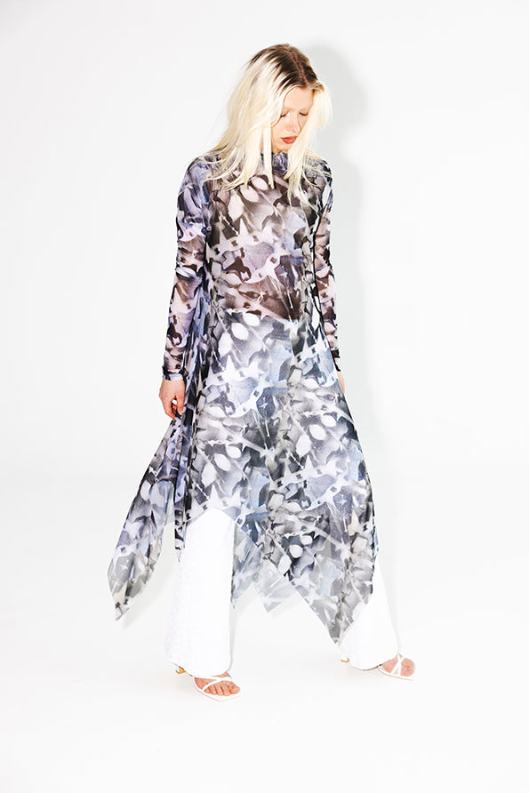 The Coven Dress in Airbrush Spikes
