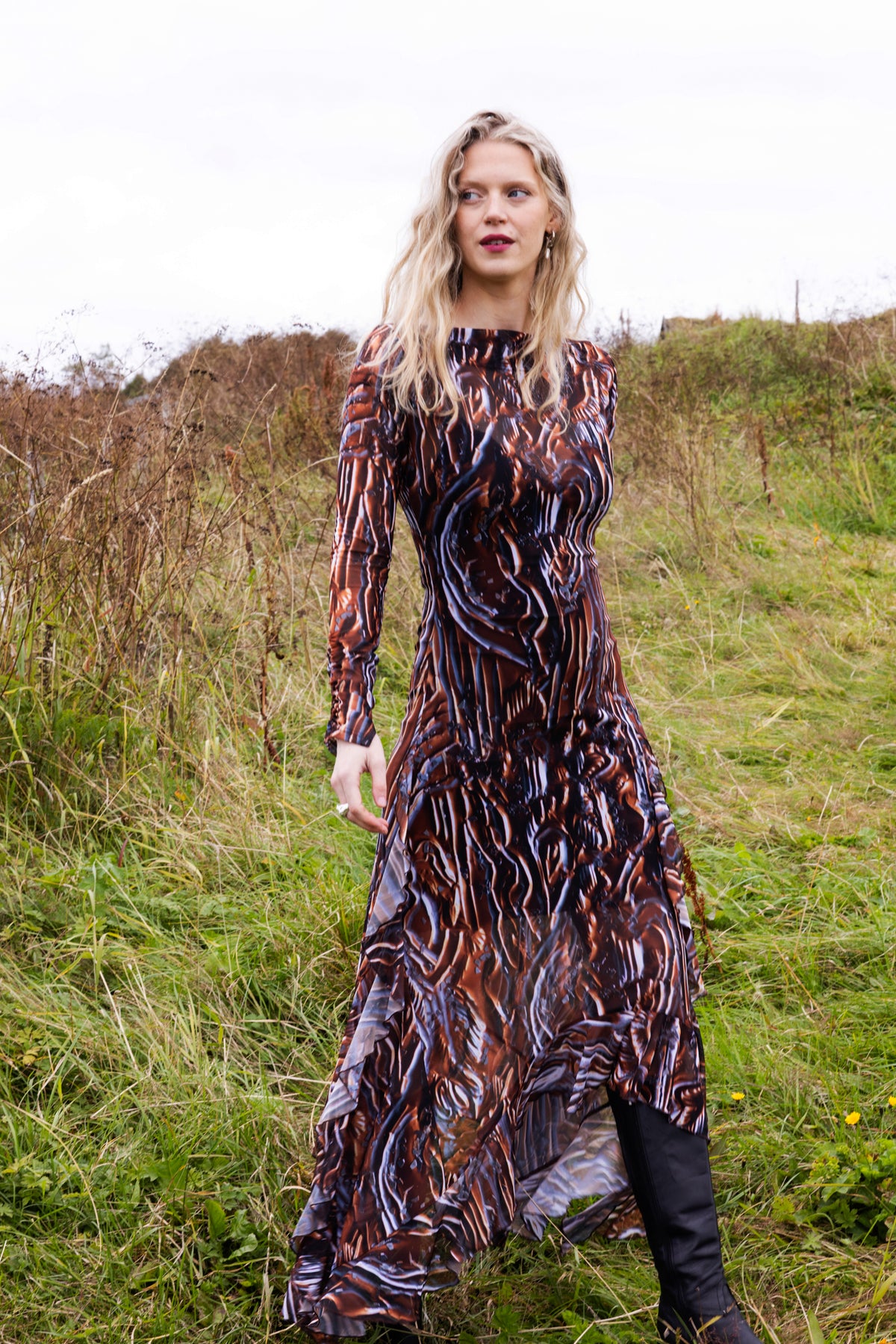 The Butterfly Dress in Copper