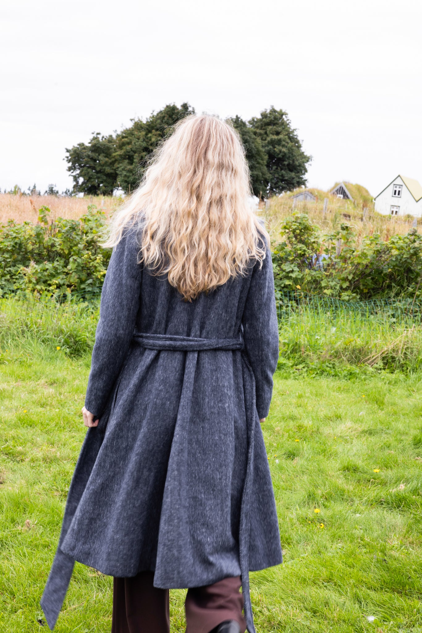 The Wool Coat in Mountain Blue