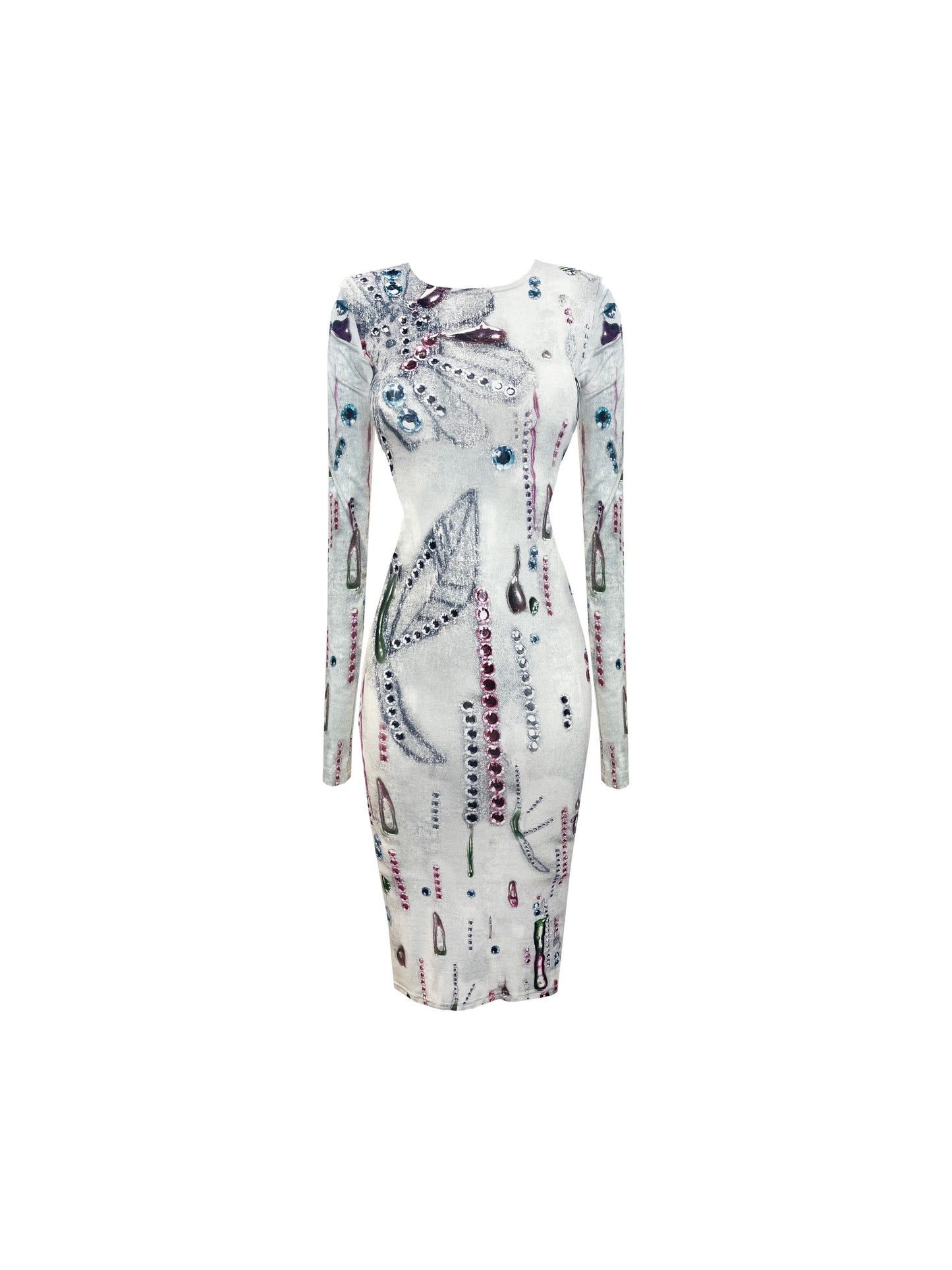 The Silver Flower Dress