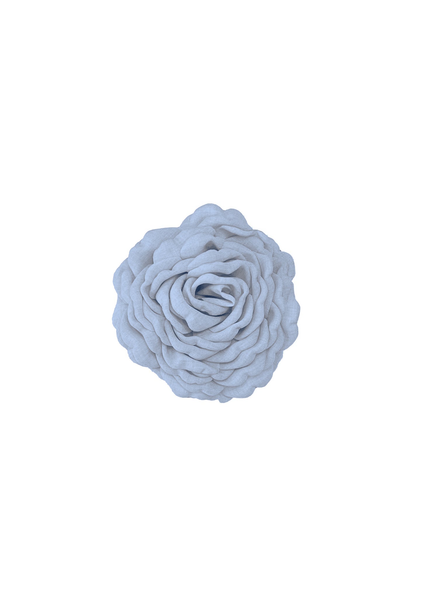 Rose Hair clip - Light Blue