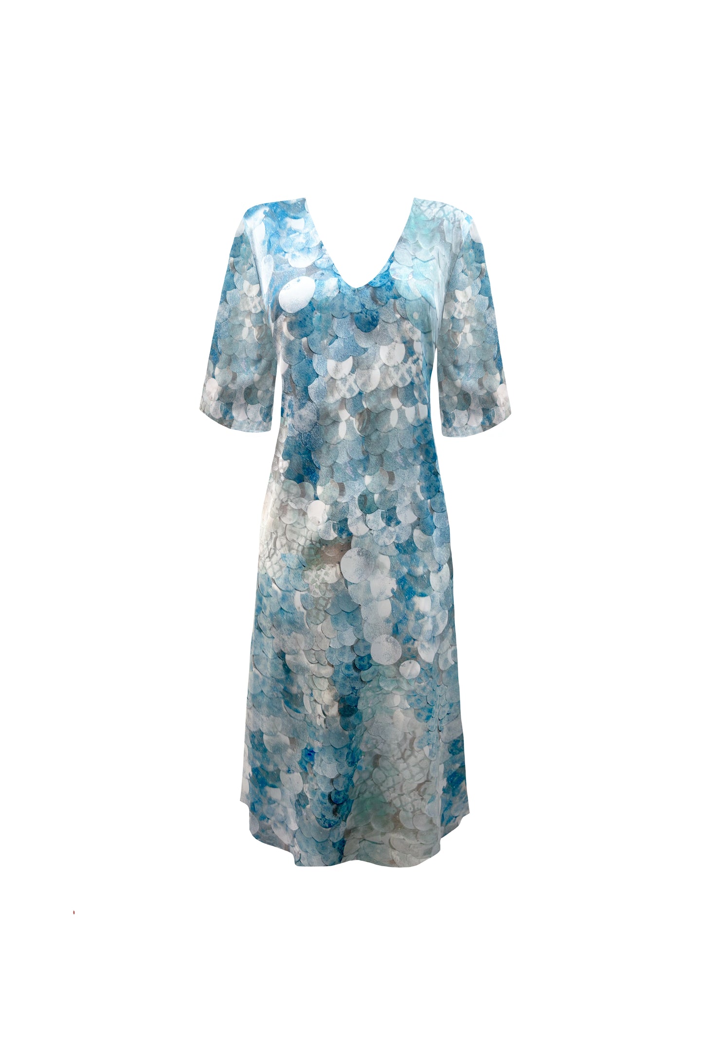The Allure Dress in Seashell Sparkle