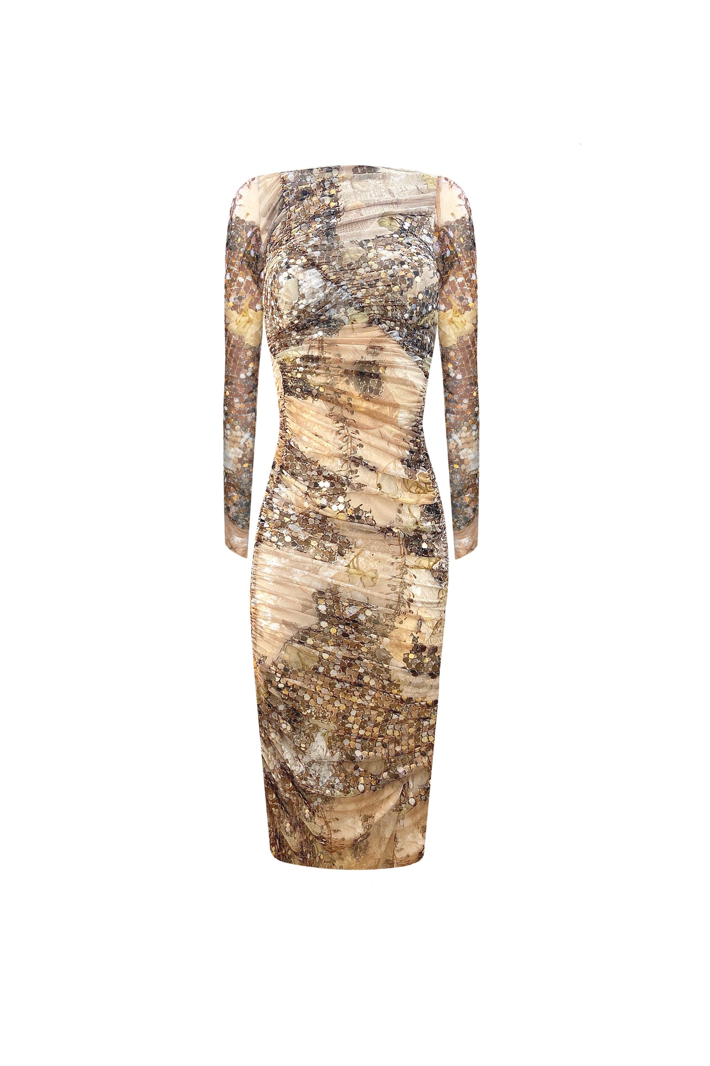 The Wave Dress in Gold Rush