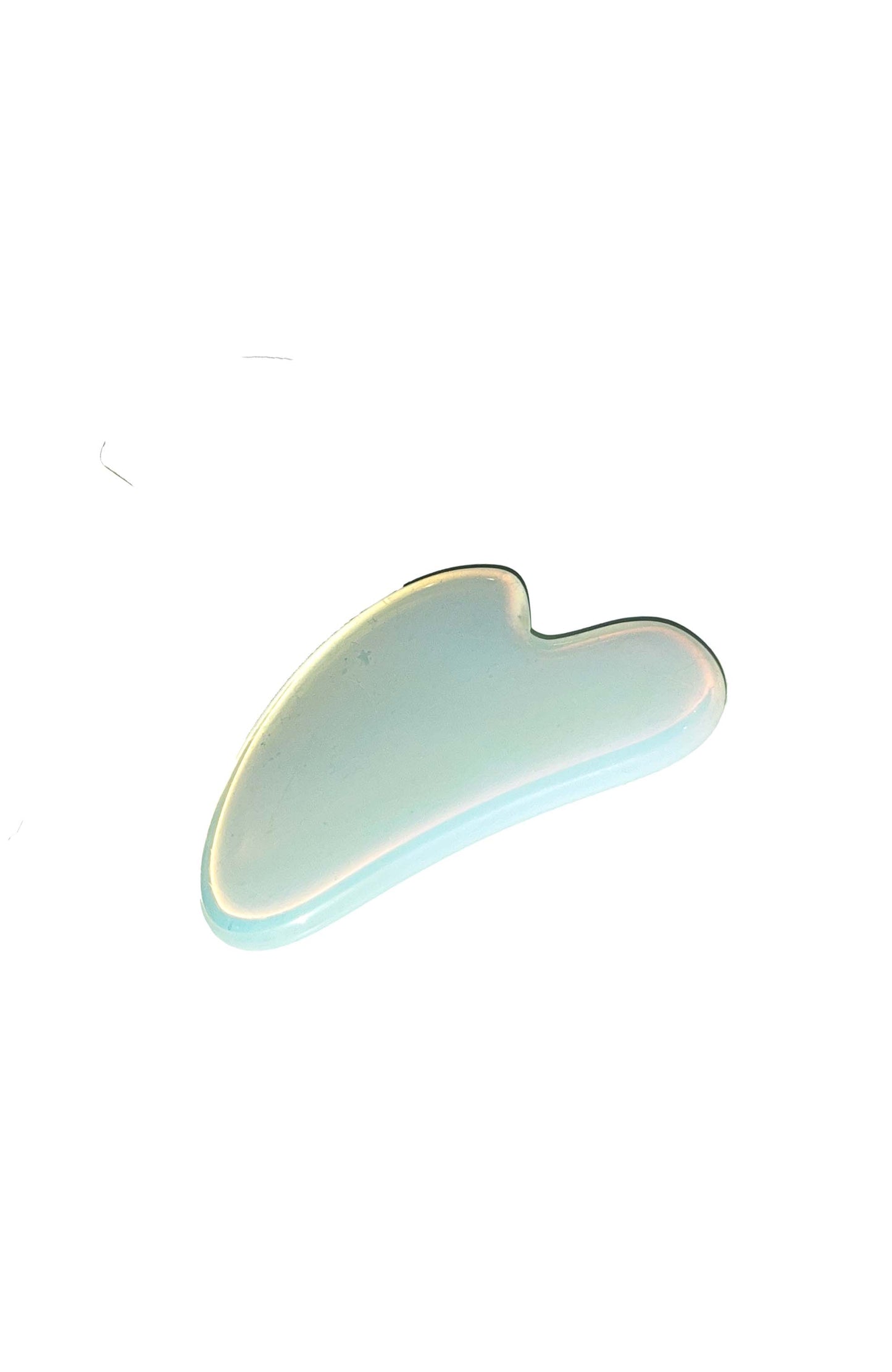 Jade Gua sha stone - Light Blue