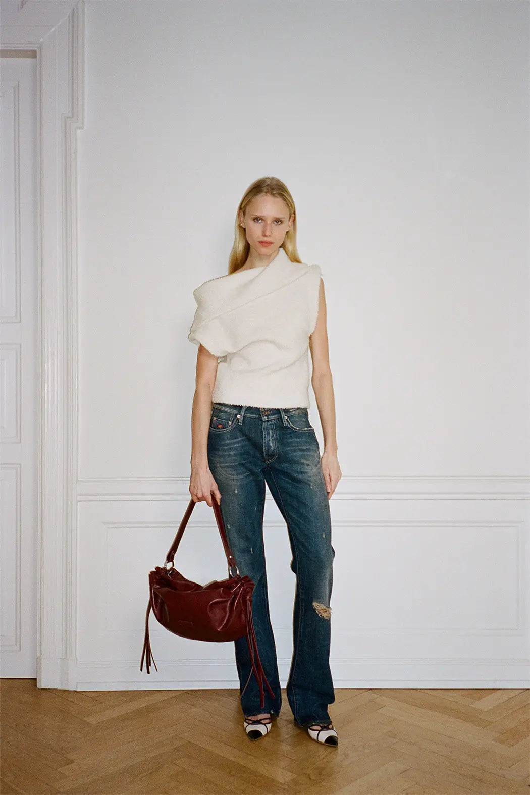Iris Bag - maroon