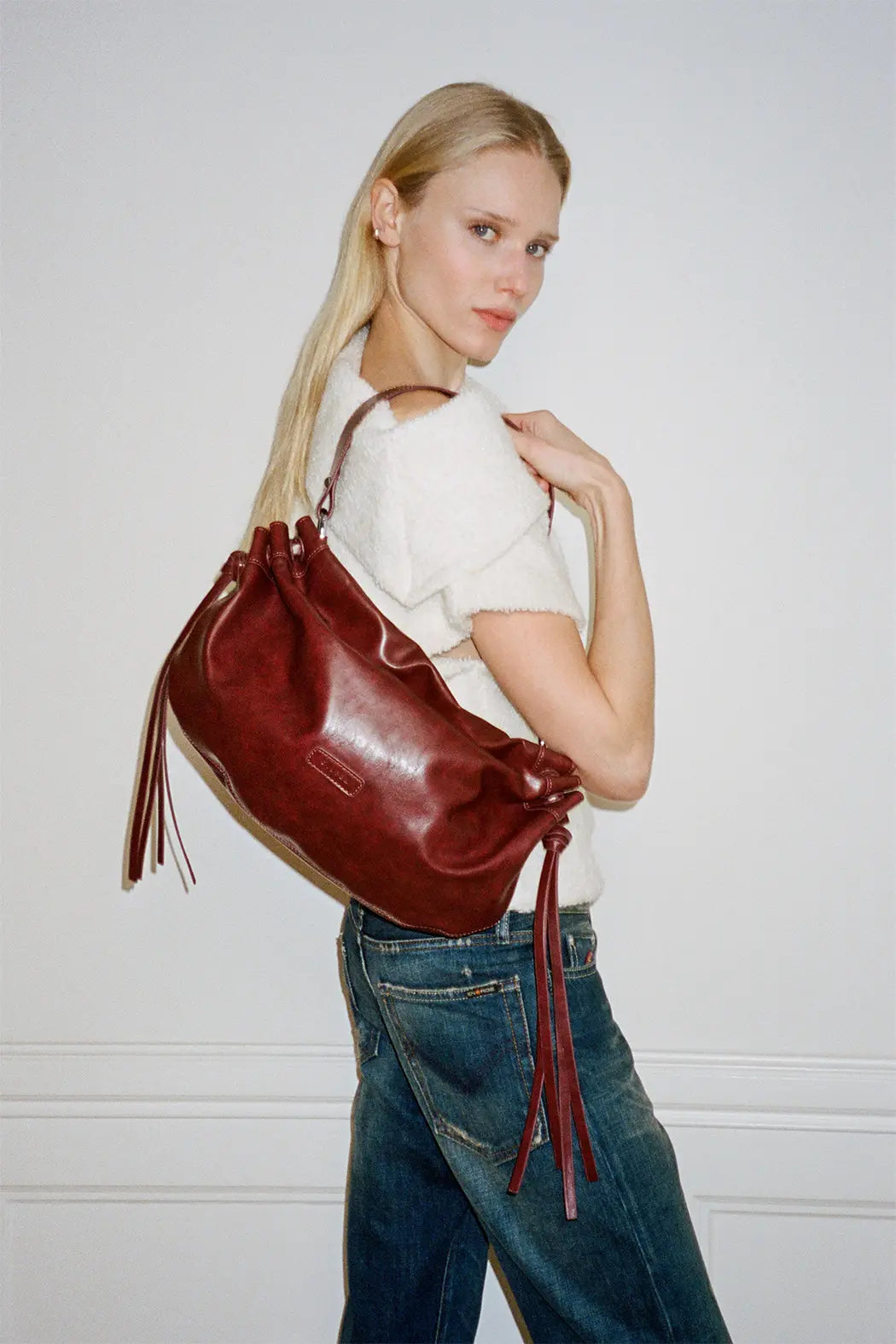 Iris Bag - maroon
