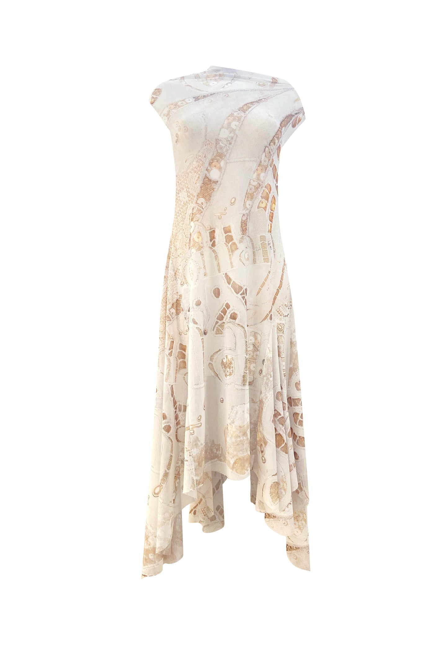 The Iris Dress in Pearl Lace