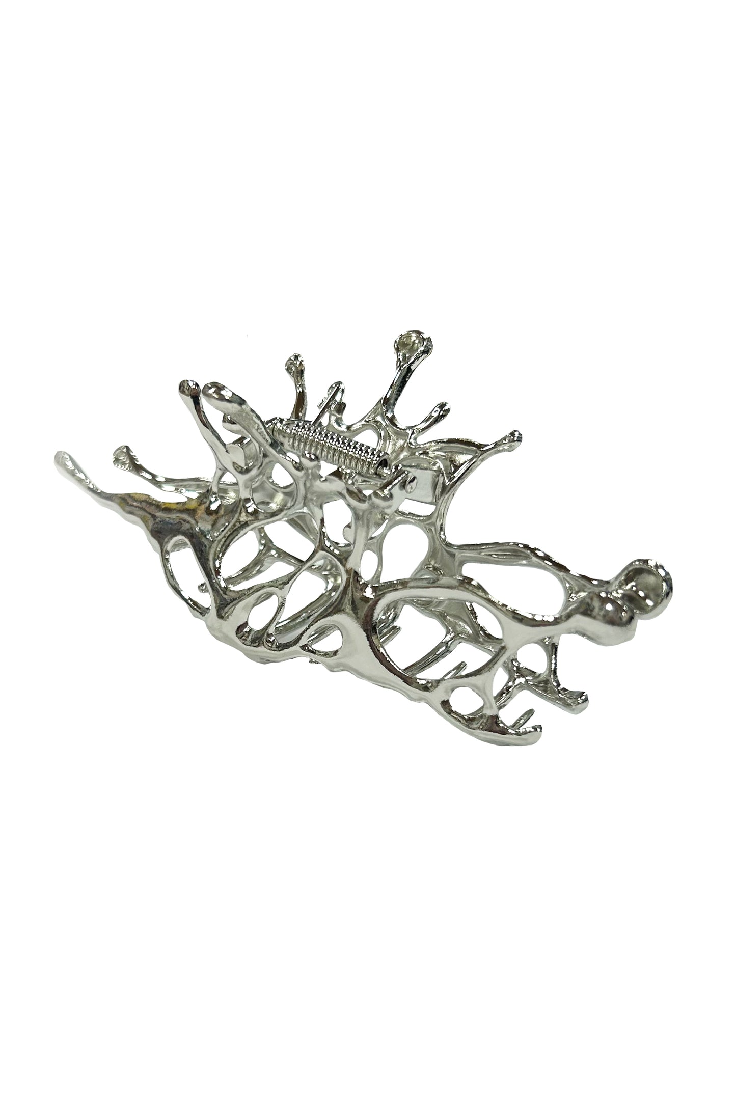 Silver Chrome Hair Clip