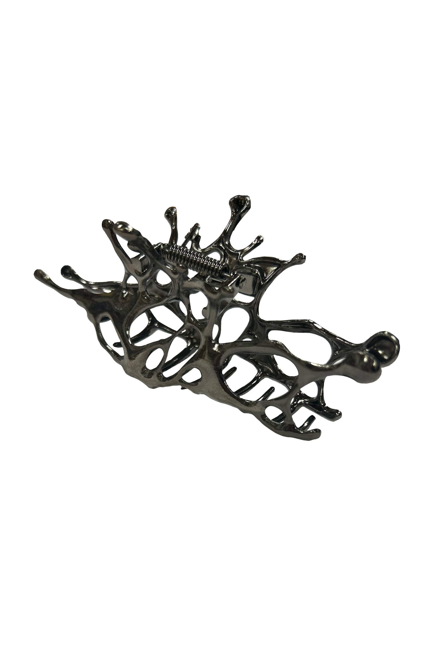 Black Chrome Hair Clip